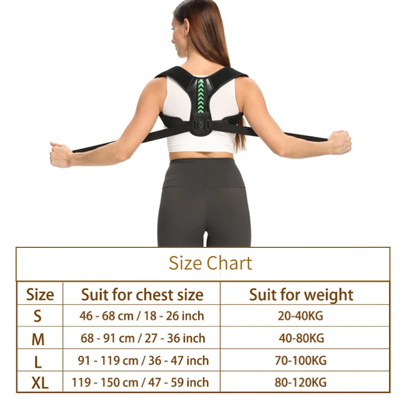 Adjustable posture corrector belt