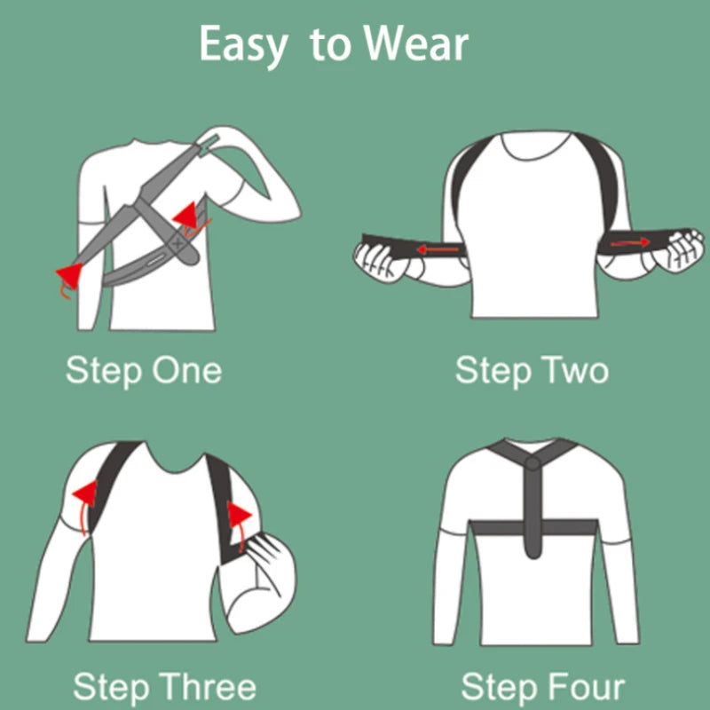 Adjustable posture corrector belt