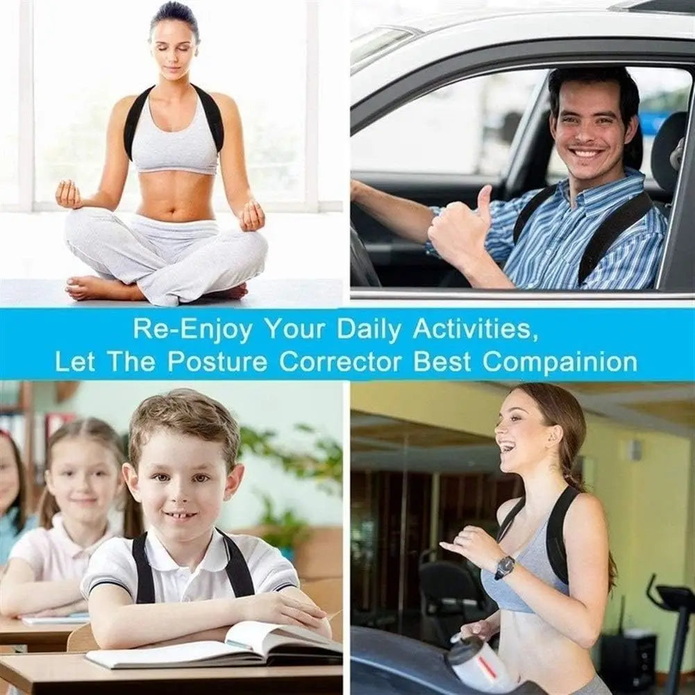 Adjustable posture corrector belt