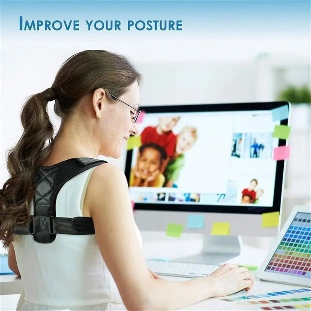 Adjustable posture corrector belt