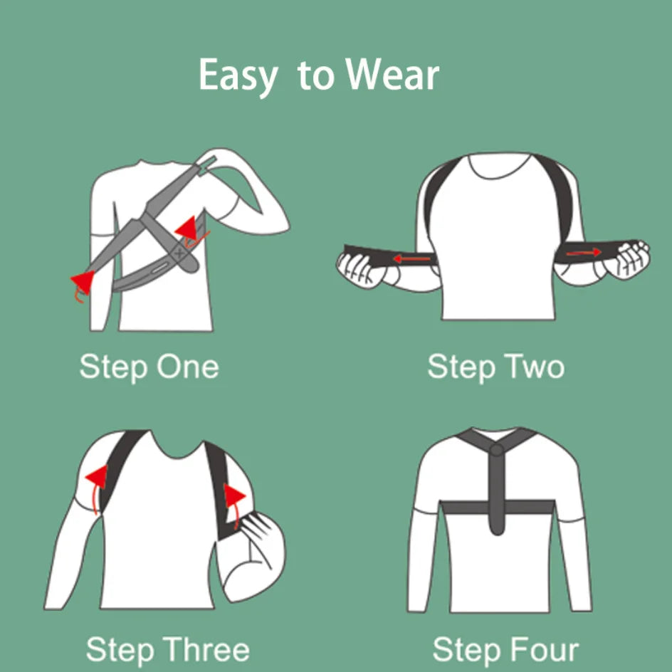Adjustable posture corrector belt