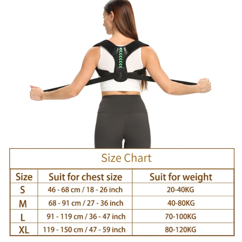 Adjustable posture corrector belt